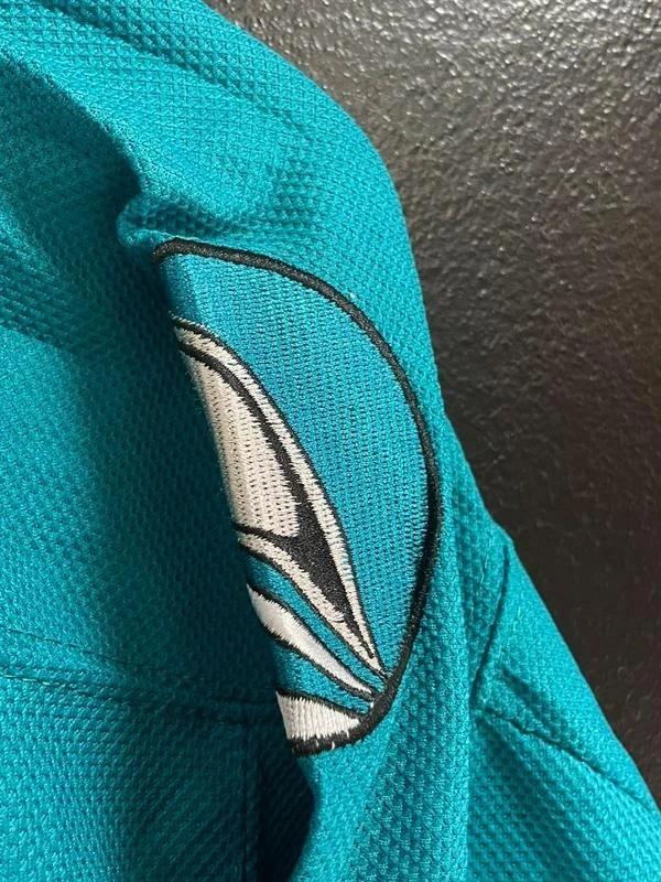 Reebok NHL Hockey Jersey Thornton 19 San Jose Sharks Vintage Blue Blokecore Y2K – photo 6